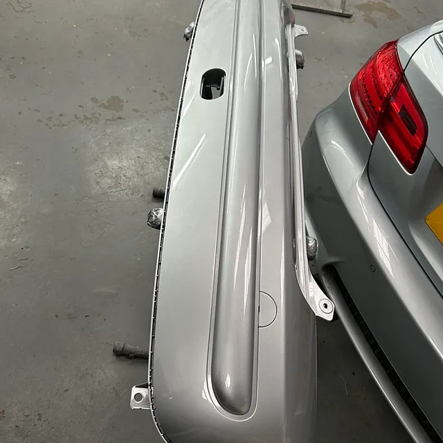 mini cooper rear bumper painted - prestige autos southend - car paintshop