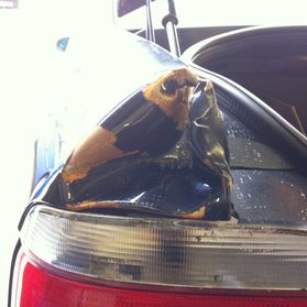 Prestige Autos - BMW rear quarter rusty damage repair