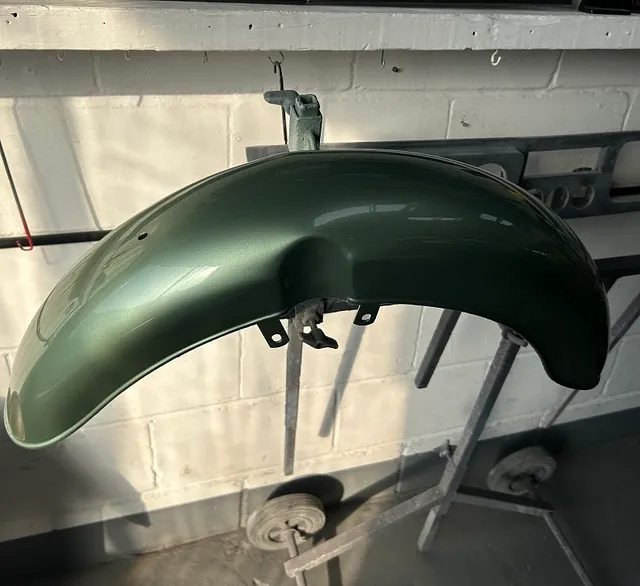 hooting Star, Classic motor, motorbike parts painted